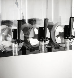 800W Atıştırmalık Ice Slush Makinesi, Ticari Elektrik Üç Kaşık Sıcak Şarap Dispenseri