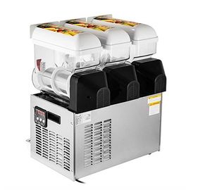 CE Sertifikası 3 Tatlar Ice slush Machine Milkshake Smoothie Dondurulmuş Çamur Kırma Makineleri