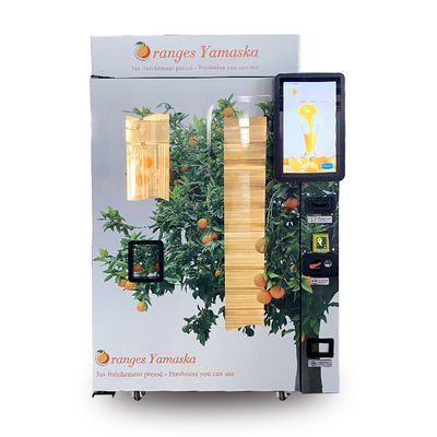 Tarama kodu ödeme portakal suyu otomatı fiyatı CE sertifikalı taze meyve suyu otomatı