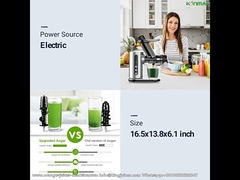 Electronic Fruit Juicer Extractor Machine Automatic Quiet Motor