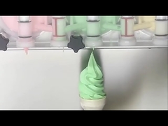 5 Flavors Ice Cream Vending Machine Coin Operated Automatic