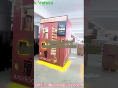 Kart Ödemesi Tam Otomatik Doğal Meyve suyu dağıtıcısı Taze Portakal suyu satış makinesi