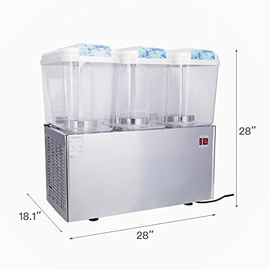 Büfe Ekipmanları Otomatik Soğuk İçecek Dispenseri Portakal Suyu İçecek Kulesi Dispenseri