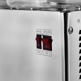 9L × 4 Dişli İçecek Dispenseri Paslanmaz Çelik Soğuk İçecek Dispenseri Süt / Kahve Dağıtıcı