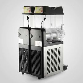 Margarita Slush Dondurulmuş İçecek İçin Çift Kase Ice Slush Makinesi Elektronik Otomatik