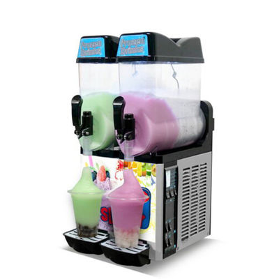 Çift Tank Ticari Dondurulmuş İçecek Makinesi / Ev İçin Smoothie Maker