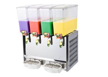 Paslanmaz Çelik Soğuk İçecek Dispenseri, 9L × 4 Soğuk ve Isıtmalı Süt / Kahve Dağıtıcı