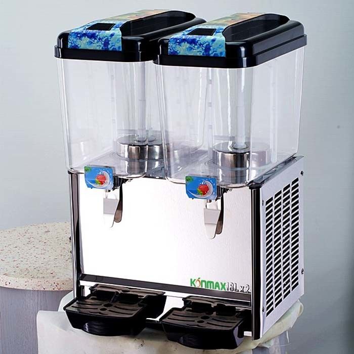 Manyetik Döner Meyve Suyu Dispenseri İkiz Kase 600W Termostatik Kontrol